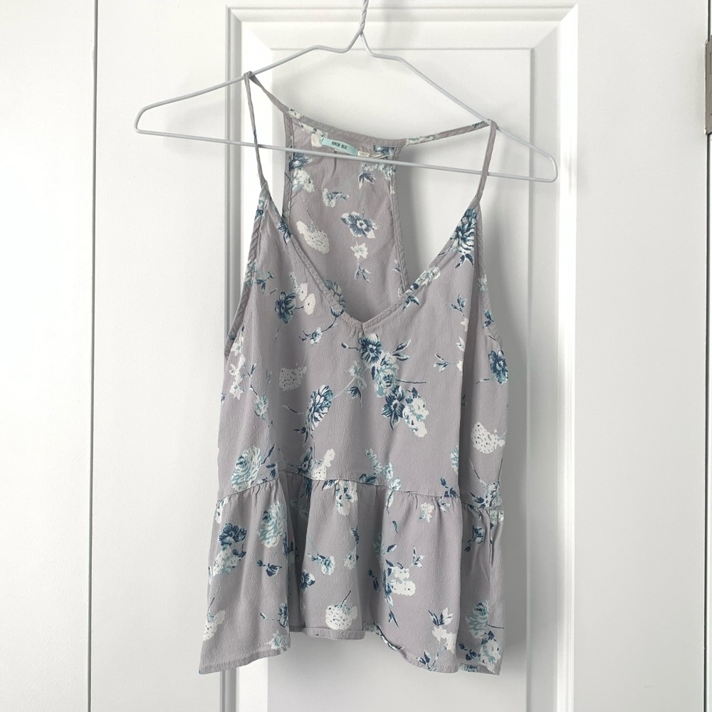 Kimchi blue floral pattern tank top